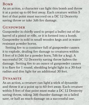 dnd dynamite|d&d 5e explosives.